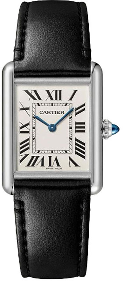 Cartier Tank Must Photovoltaic Silver Ladies Watch WSTA0059 