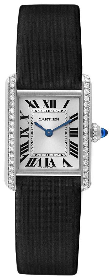 Cartier Tank Must Battery Operated Quartz Silver Ladies Watch W4TA0016 