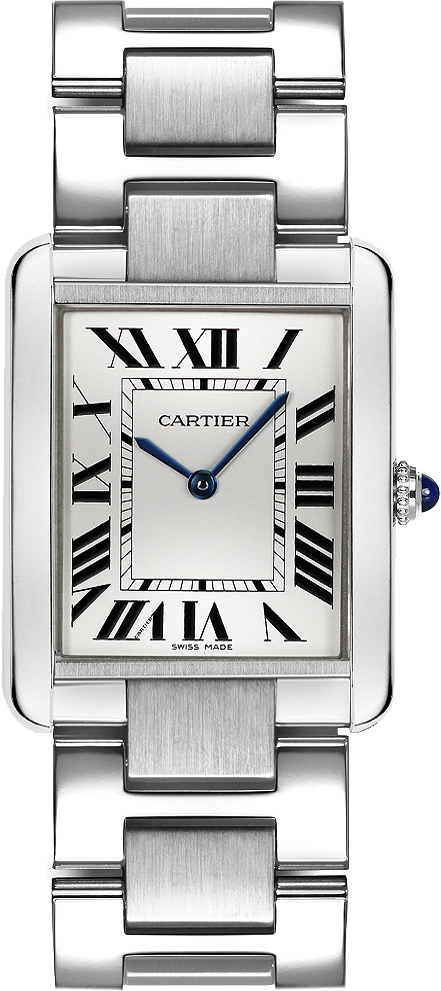 Cartier Tank Solo Battery Operated Quartz Silver Ladies Watch W5200014 