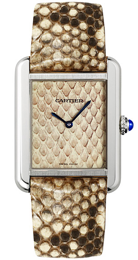 Cartier Tank Solo Battery Operated Quartz Ivory Ladies Watch W5200021 