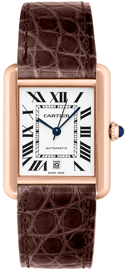 Cartier Tank Solo Self winding Automatic Silver UNISEX Watch W5200026 