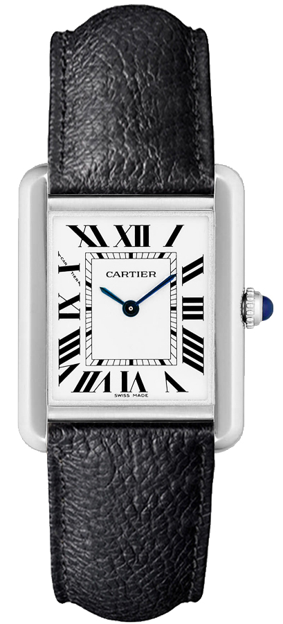 Cartier Tank Solo Battery Operated Quartz Silver Ladies Watch WSTA0030 