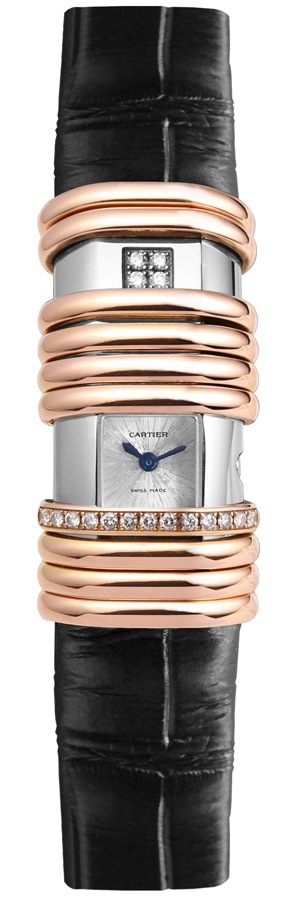 Cartier Declaration Battery Operated Quartz Silver Ladies Watch 2611 