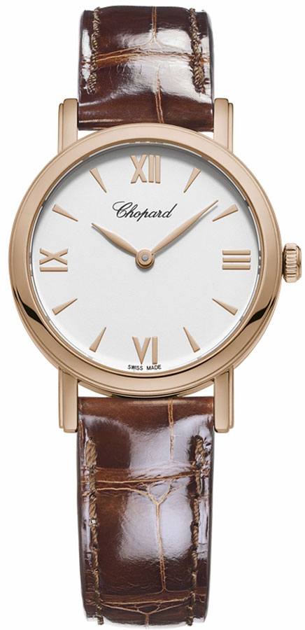Chopard Classic Battery Operated Quartz White Ladies Watch 127387-5201 