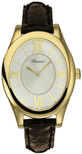 Chopard Rare Watches Battery Operated Quartz White Ladies Watch 129382-0001-DARK-BROWN 