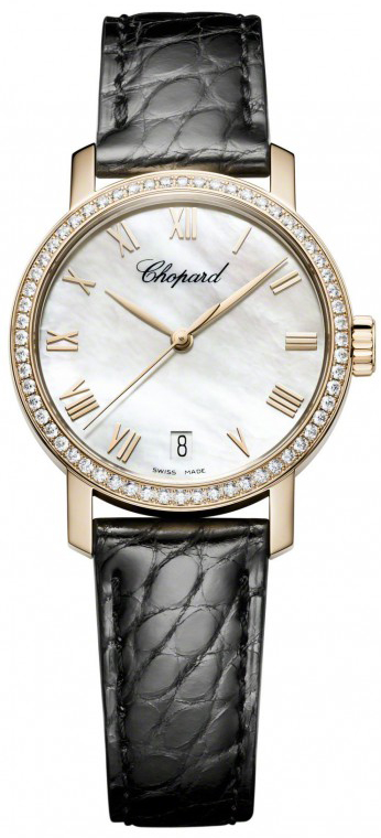 Chopard Classic Self winding Automatic Pearl White Ladies Watch 134200-5001 