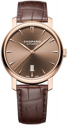 Chopard Classic Self winding Automatic Brown Mens Watch 161278-5012 