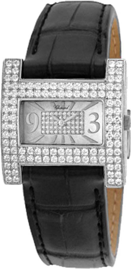 Chopard Rare Watches Battery Operated Quartz Pearl White Ladies Watch 139224-1001-BLACK 