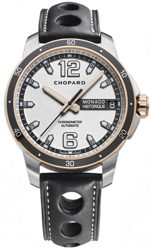 Chopard Classic Racing Self winding Automatic Chronometer Silver Mens Watch 168568-9001 