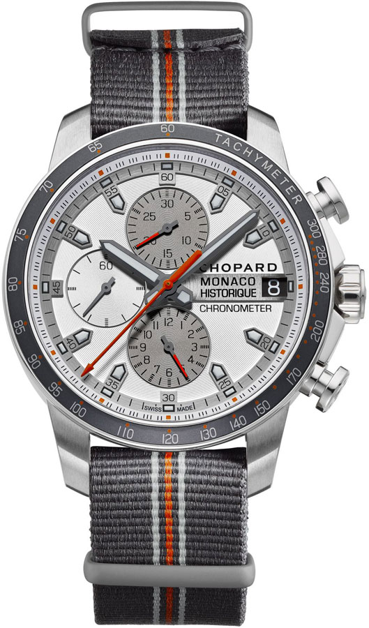 Chopard Classic Racing Self winding Automatic Chronometer Silver Mens Watch 168570-3002 