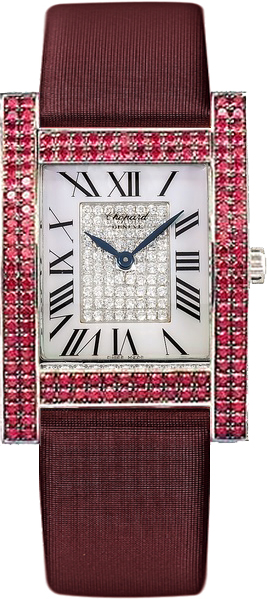 Chopard Rare Watches Battery Operated Quartz Pearl White Ladies Watch 173451-1014-SATIN 