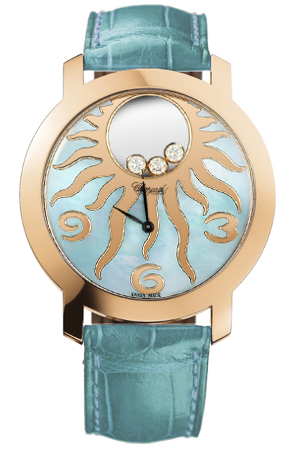 Chopard Happy Diamonds Battery Operated Quartz Pearl White Ladies Watch 207469-5002 