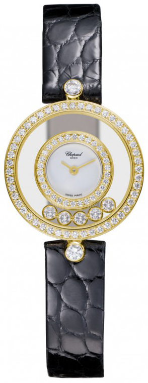Chopard Happy Diamonds Battery Operated Quartz White Ladies Watch 203957-0001 