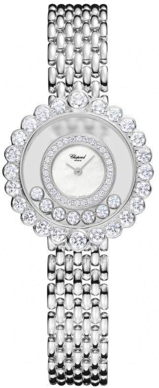 Chopard Happy Diamonds Battery Operated Quartz White Ladies Watch 204180-1001 