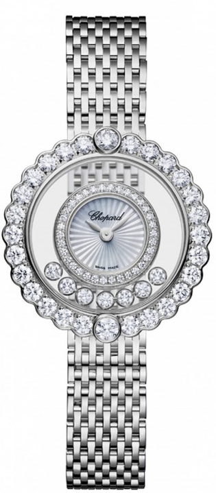 Chopard Happy Diamonds Battery Operated Quartz White Ladies Watch 204180-1201 