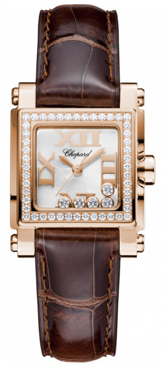 Chopard Happy Diamonds Battery Operated Quartz Pearl White Ladies Watch 275349-5003 