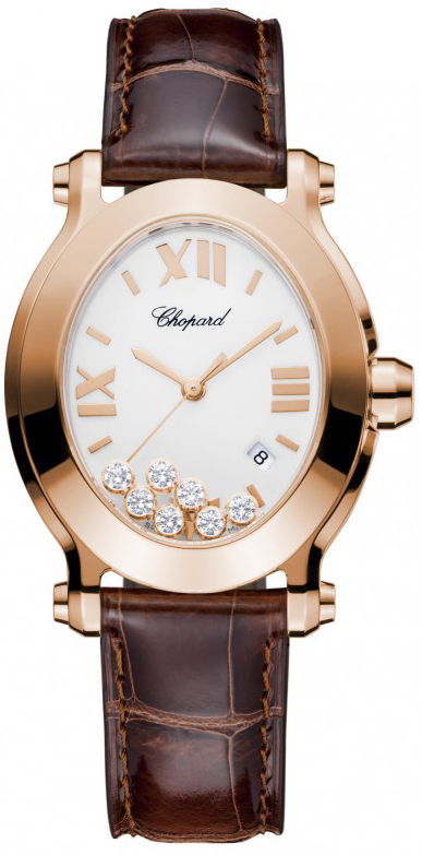 Chopard Happy Diamonds Battery Operated Quartz White Ladies Watch 275350-5001 