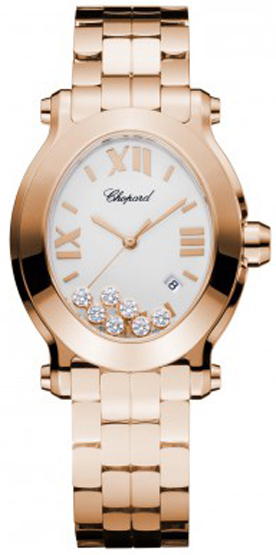 Chopard Happy Diamonds Battery Operated Quartz White Ladies Watch 275350-5002 