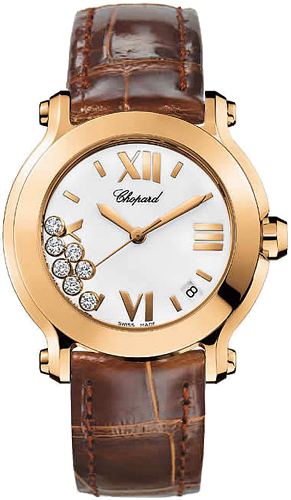 Chopard Happy Diamonds Battery Operated Quartz White Ladies Watch 277471-5001 