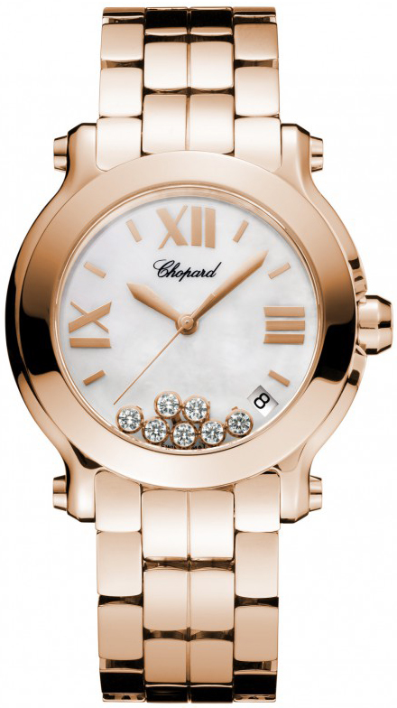 Chopard Happy Diamonds Battery Operated Quartz White Ladies Watch 277472-5002 