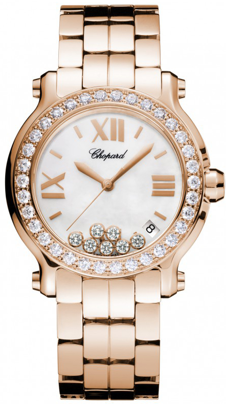 Chopard Happy Diamonds Battery Operated Quartz White Ladies Watch 277481-5002 