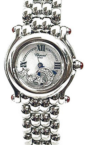 Chopard Happy Diamonds Battery Operated Quartz Pearl White Ladies Watch 278250-3002 