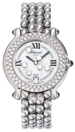 Chopard Happy Diamonds Battery Operated Quartz White Ladies Watch 278291-2005 
