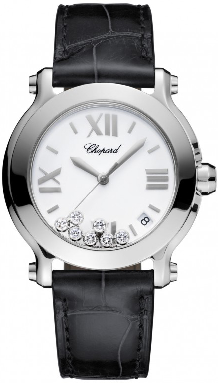 Chopard Happy Diamonds Battery Operated Quartz White Ladies Watch 278475-3001 