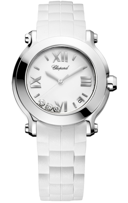 Chopard Happy Diamonds Battery Operated Quartz White Ladies Watch 278475-3016 