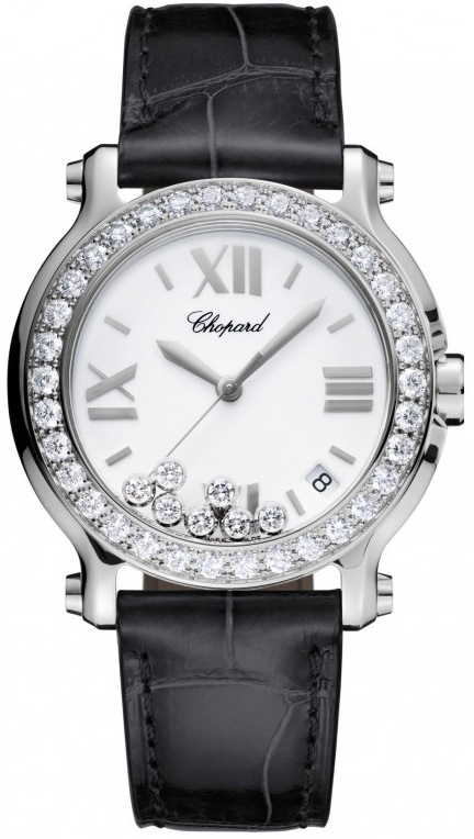 Chopard Happy Diamonds Battery Operated Quartz White Ladies Watch 278475-3037 
