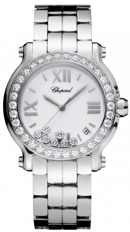 Chopard Happy Diamonds Battery Operated Quartz White Ladies Watch 278477-3008 