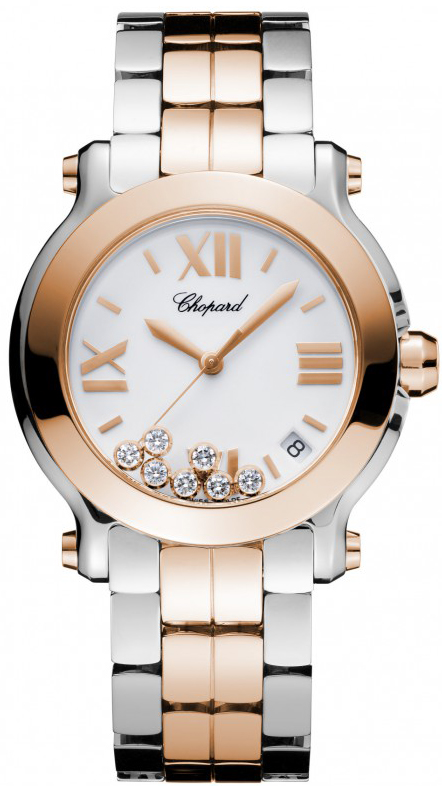 Chopard Happy Diamonds Battery Operated Quartz Pearl White Ladies Watch 278488-9002 
