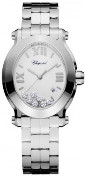Chopard Happy Diamonds Battery Operated Quartz White Ladies Watch 278546-3003 