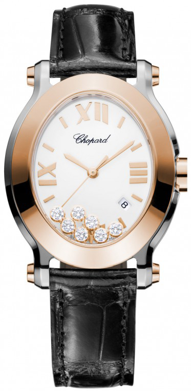 Chopard Happy Diamonds Battery Operated Quartz White Ladies Watch 278546-6001 