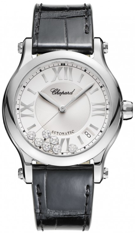 Chopard Happy Diamonds Self winding Automatic Silver Ladies Watch 278559-3001 