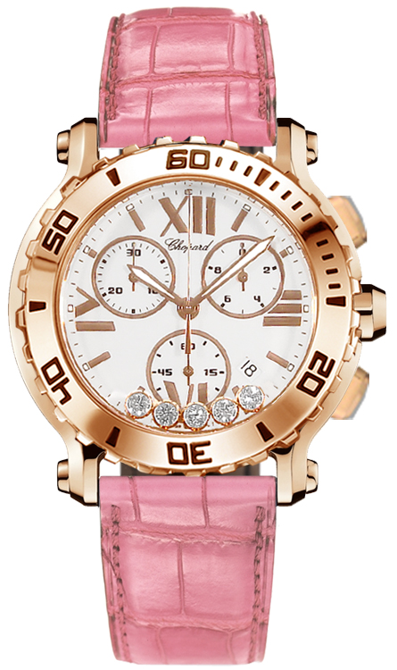 Chopard Happy Diamonds Battery Operated Quartz White Ladies Watch 283581-5001 