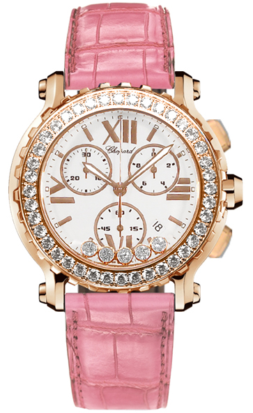 Chopard Happy Diamonds Battery Operated Quartz White Ladies Watch 283583-5001 