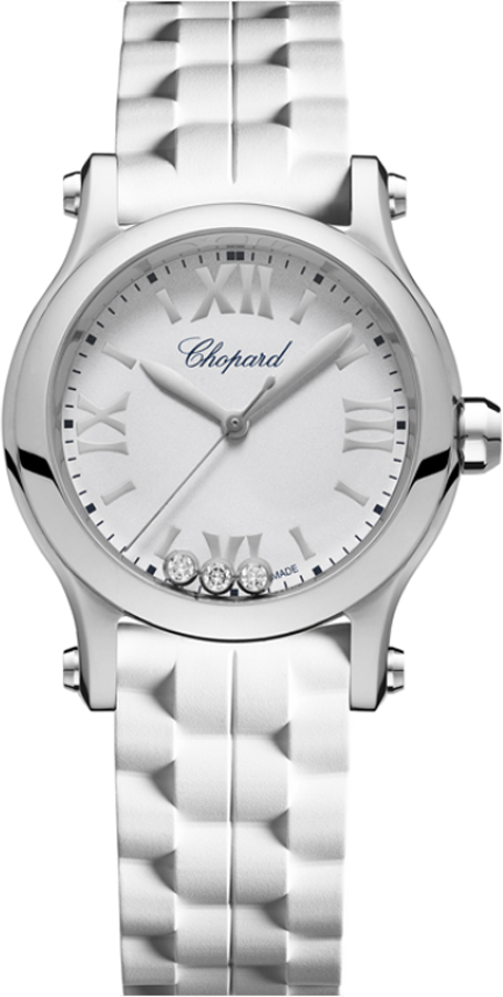 Chopard Happy Diamonds Battery Operated Quartz White Ladies Watch 278590-3001 