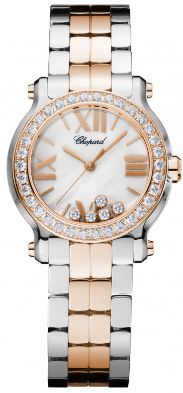 Chopard Happy Diamonds Battery Operated Quartz White Ladies Watch 278509-6005 