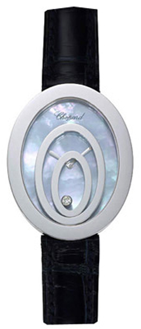 Chopard Happy Diamonds Battery Operated Quartz Blue Ladies Watch 207193-1005 