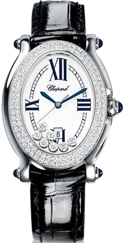 Chopard Happy Diamonds Battery Operated Quartz Pearl White Ladies Watch 278953-2004 