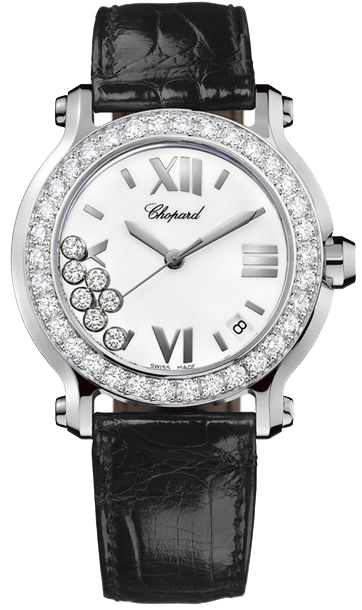 Chopard Happy Diamonds Battery Operated Quartz White Ladies Watch 278476-2001 