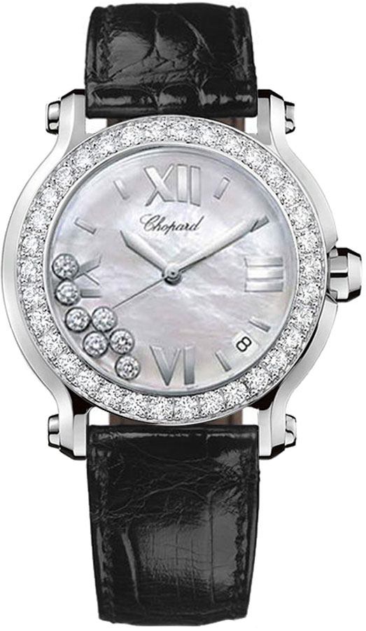 Chopard Happy Diamonds Battery Operated Quartz White Ladies Watch 278476-2002 
