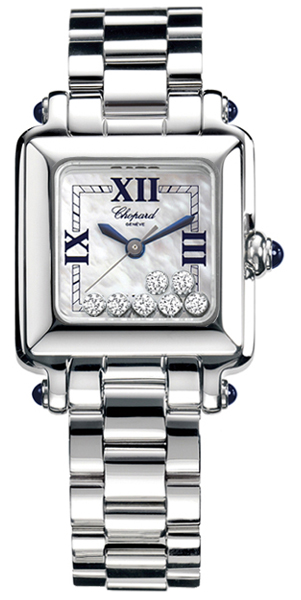 Chopard Happy Diamonds Battery Operated Quartz Pearl White Ladies Watch 278349-3013 