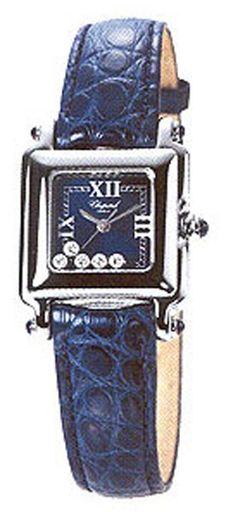 Chopard Happy Diamonds Battery Operated Quartz Blue Ladies Watch 278892-3004 