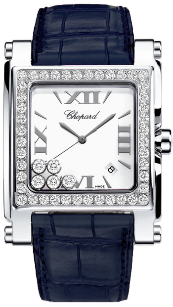 Chopard Happy Diamonds Battery Operated Quartz Pearl White Ladies Watch 288448-2001 