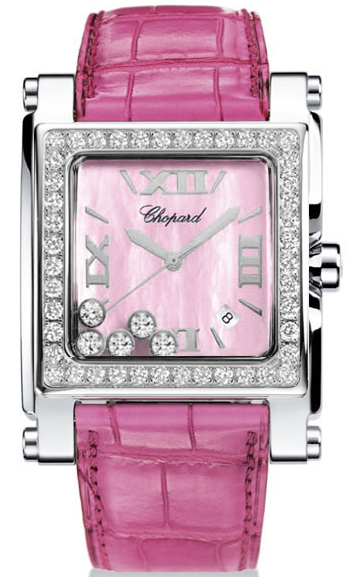 Chopard Happy Diamonds Battery Operated Quartz Pink Ladies Watch 288448-2003 