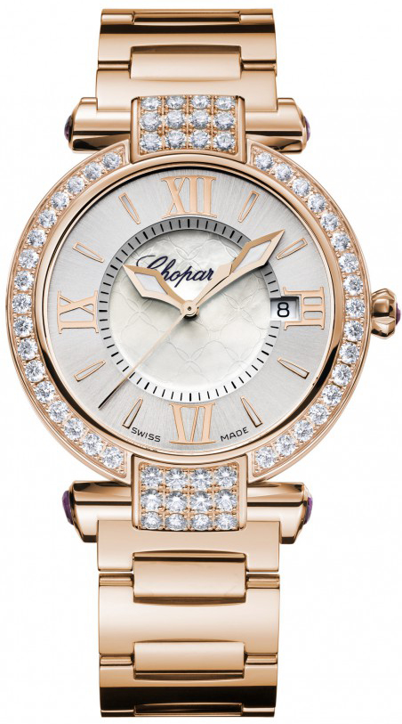 Chopard Imperiale Battery Operated Quartz Silver Ladies Watch 384221-5004 