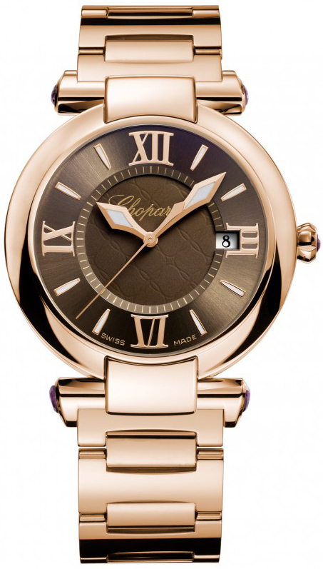 Chopard Imperiale Battery Operated Quartz Brown Ladies Watch 384221-5010 