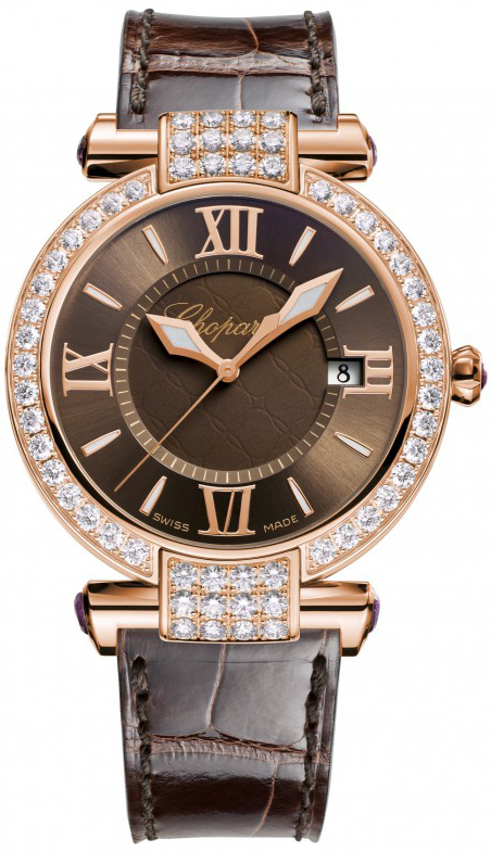 Chopard Imperiale Battery Operated Quartz Brown Ladies Watch 384221-5011 